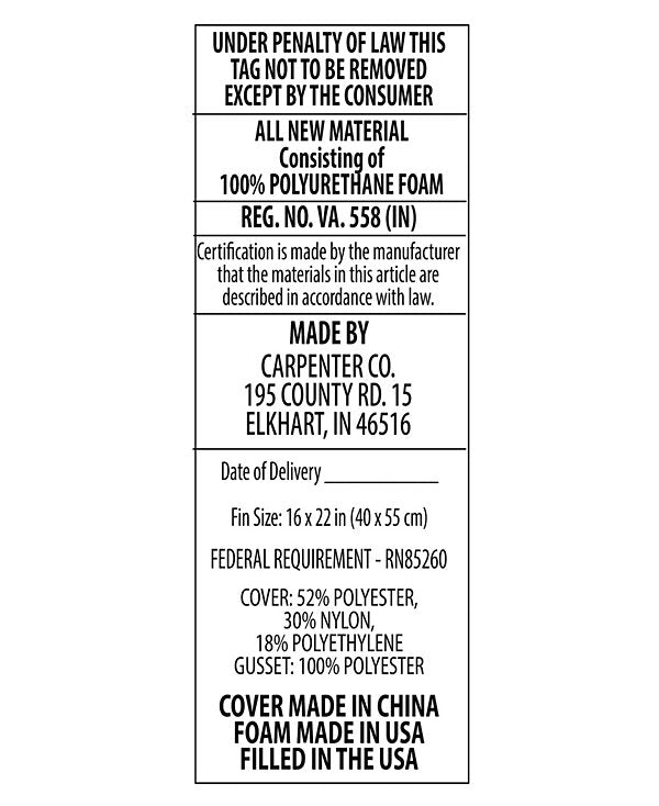 TruCool Serene Foam Side Sleeper Pillow, Standard/Queen