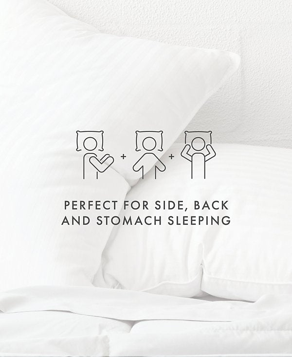 Plush Down Alternative Cooling Gel-Infused Fibers 2-Pack Pillows, Standard